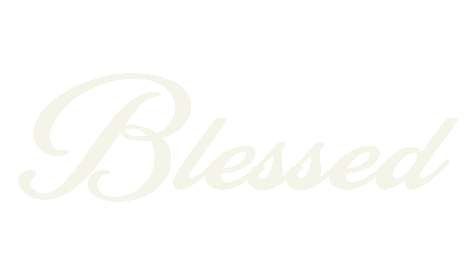 Blessed, fashion script font preview