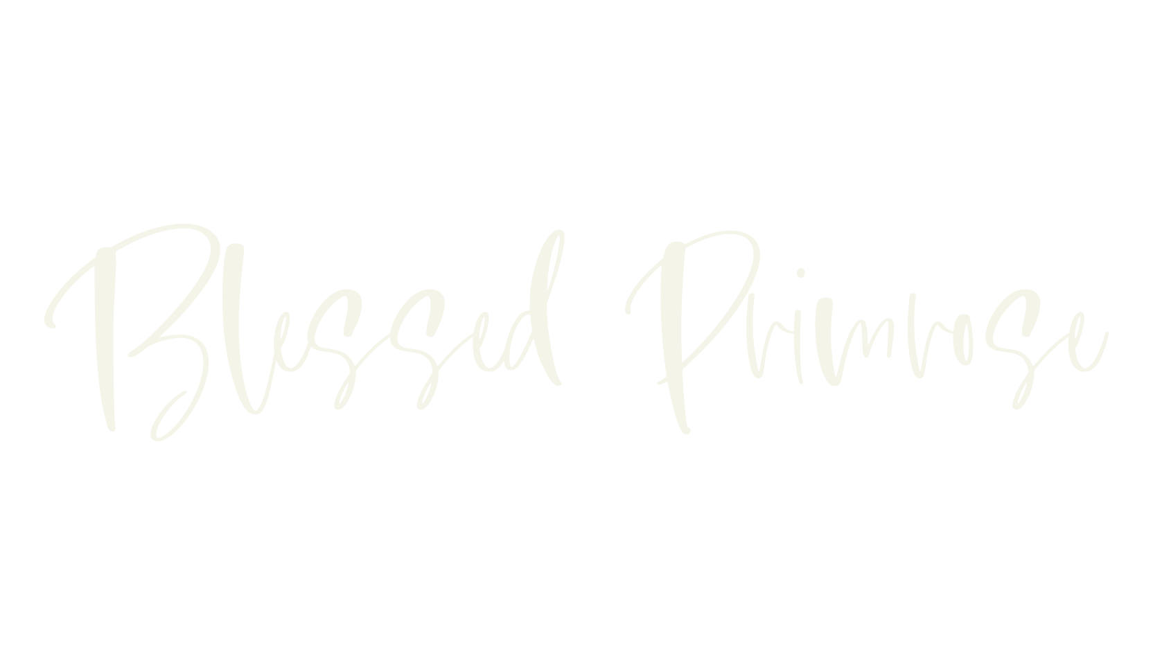 Blessed Primrose, stylish font preview