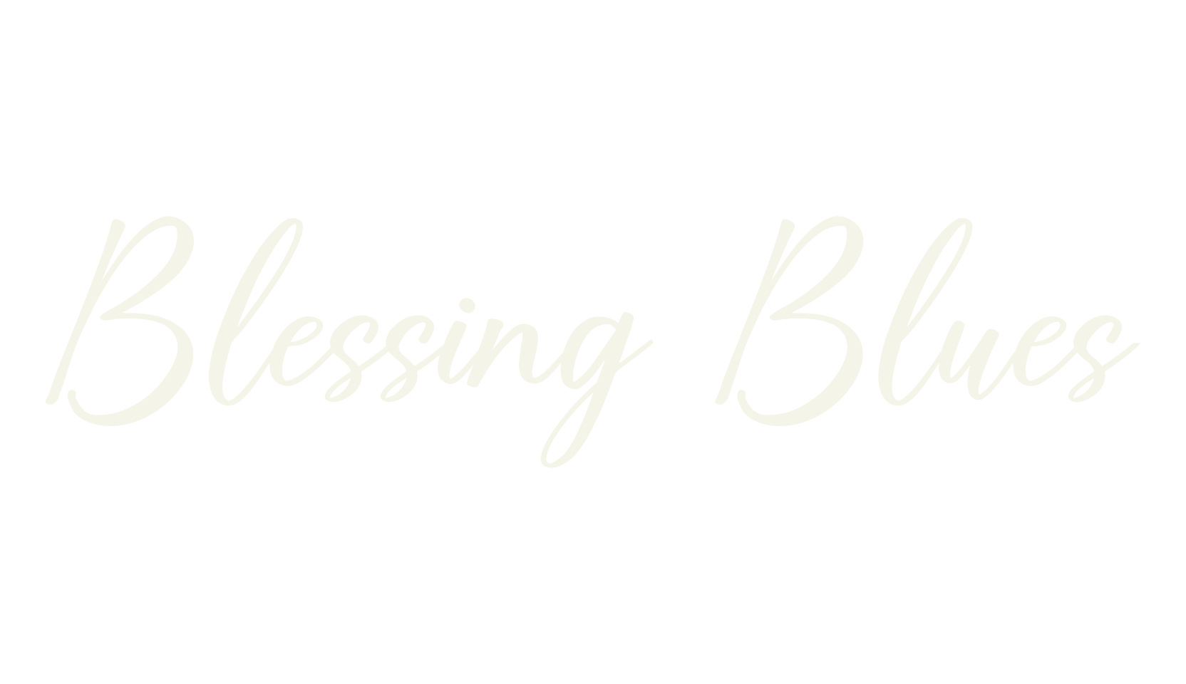 Blessing Blues, fancy font preview