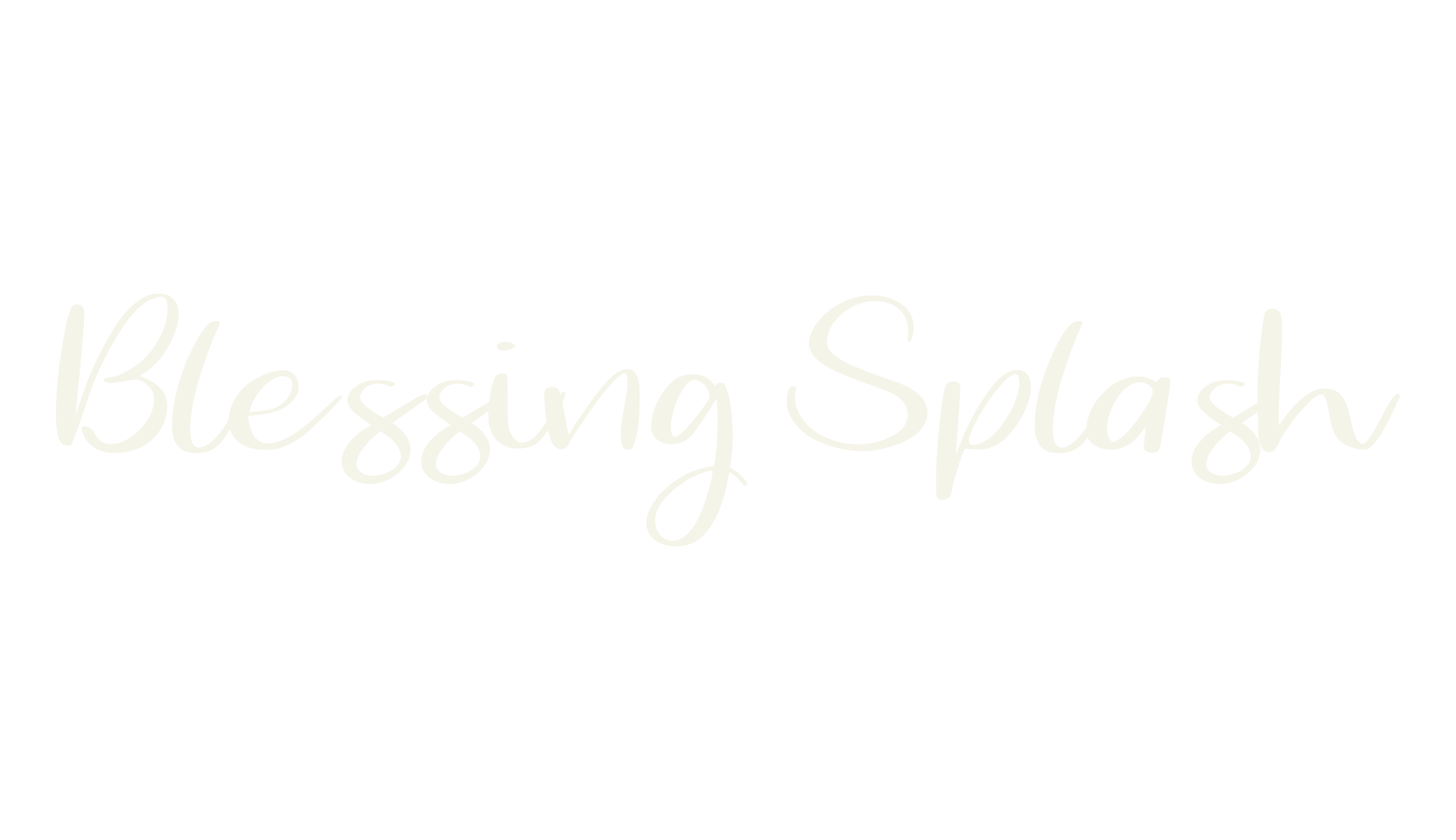 Blessing Splash, lettering font preview