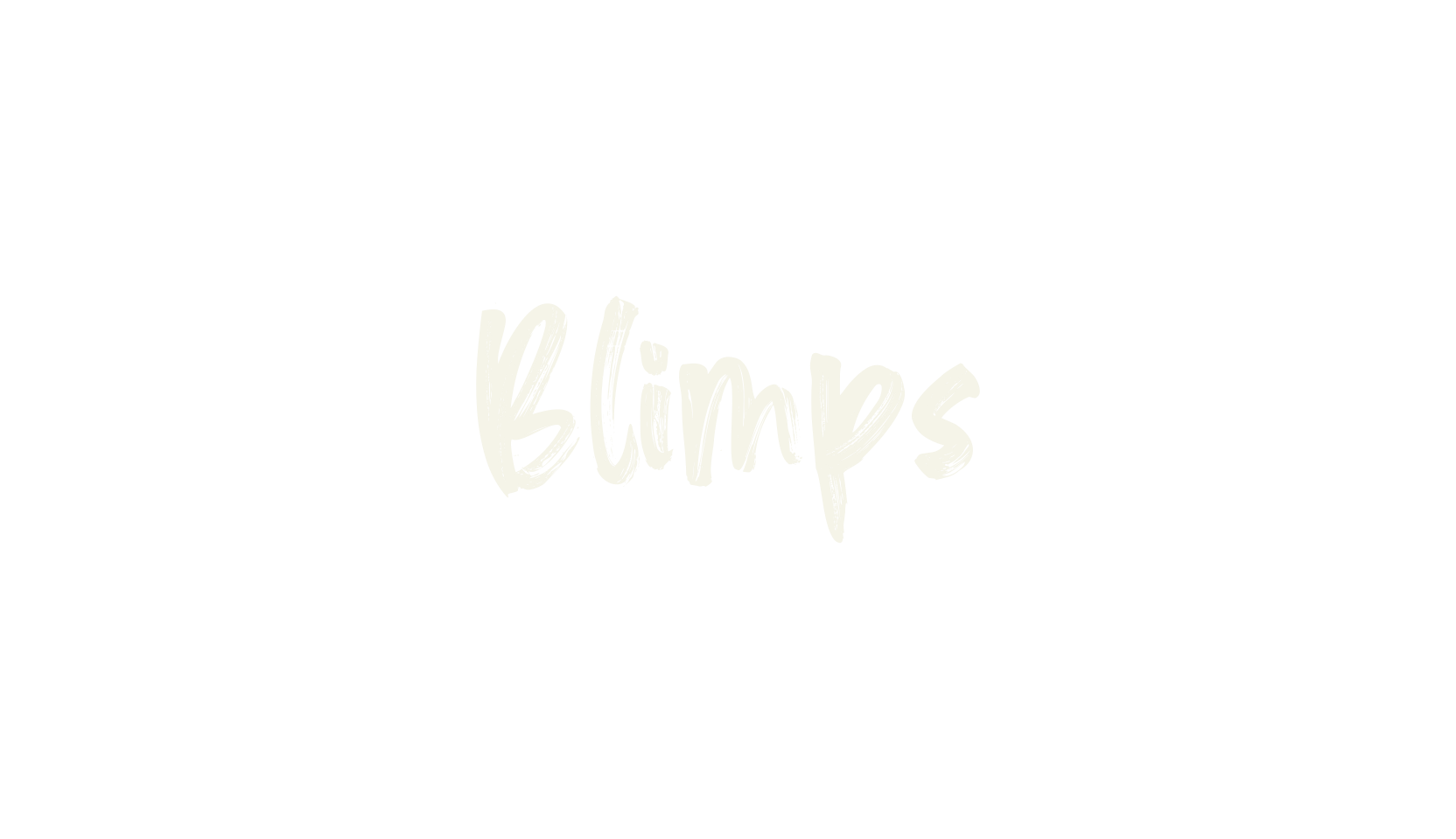 Blimps, handwritten font preview
