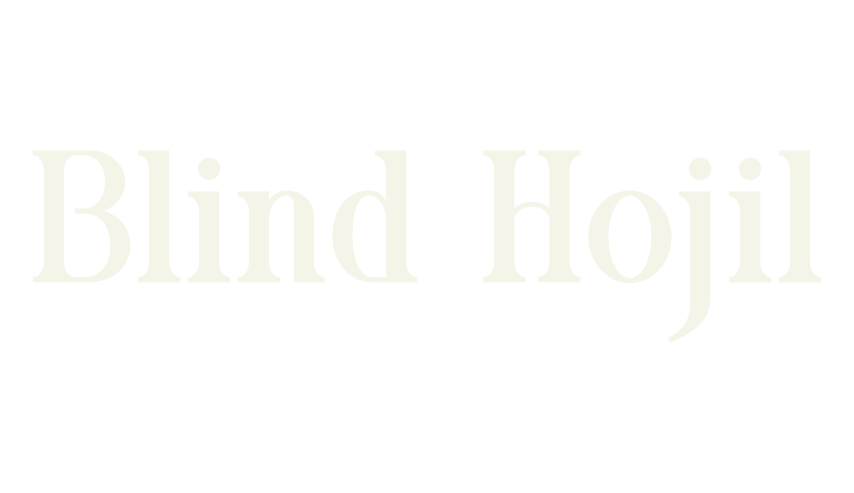 Blind Hojil, 80s font preview