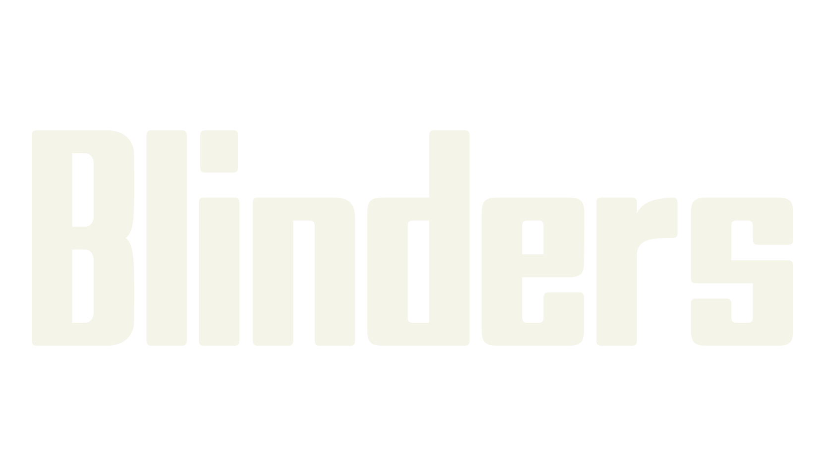 Blinders, retro font preview