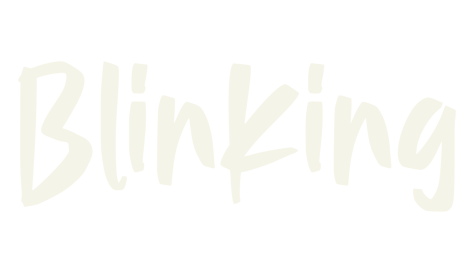 Blinking, sans serif font preview