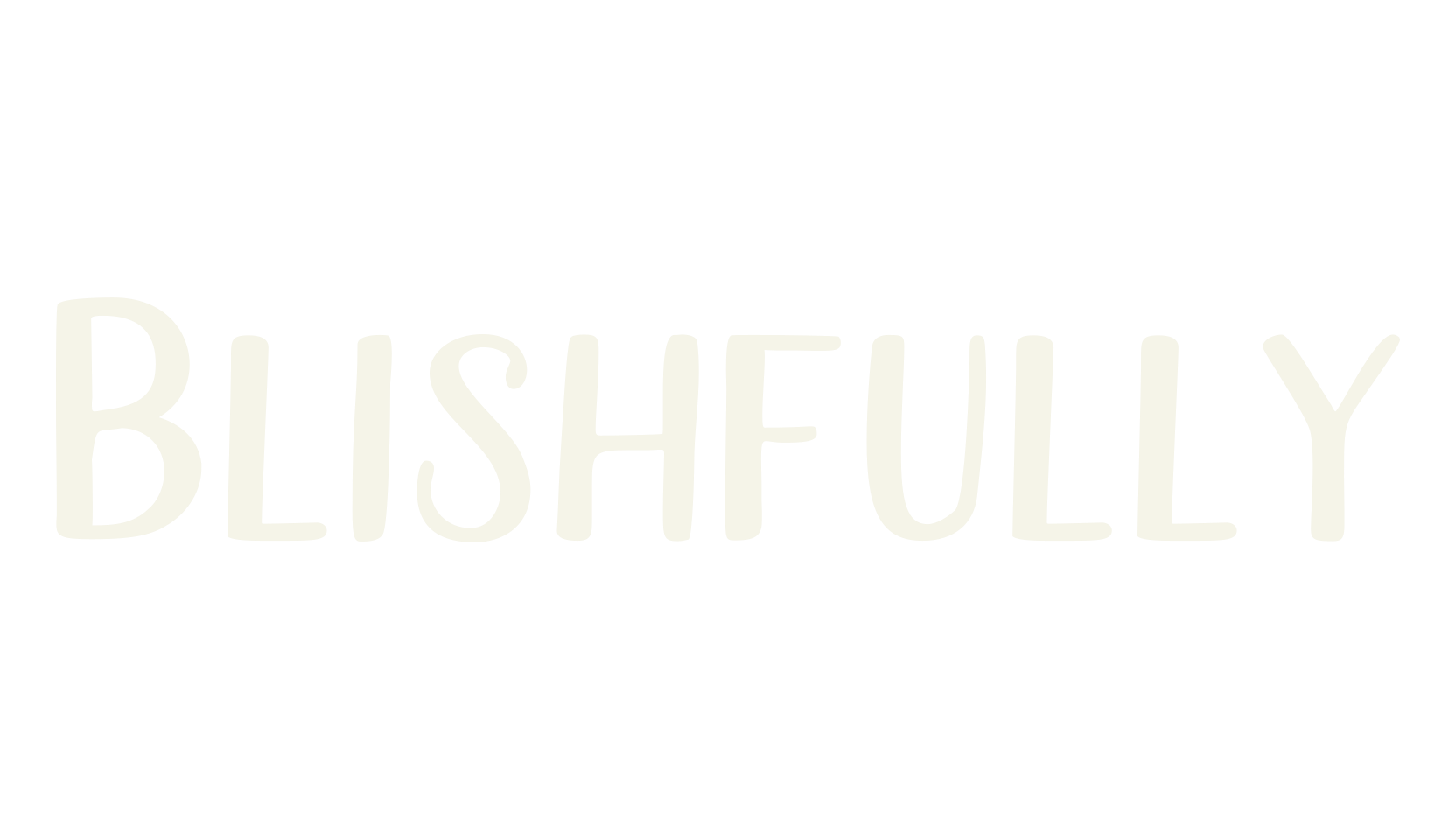 Blishfully, modern font preview
