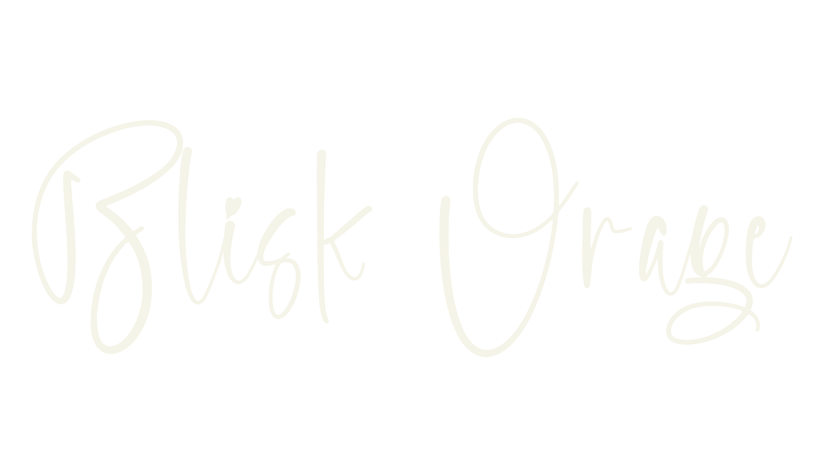 Blisk Orage, calligraphy font preview