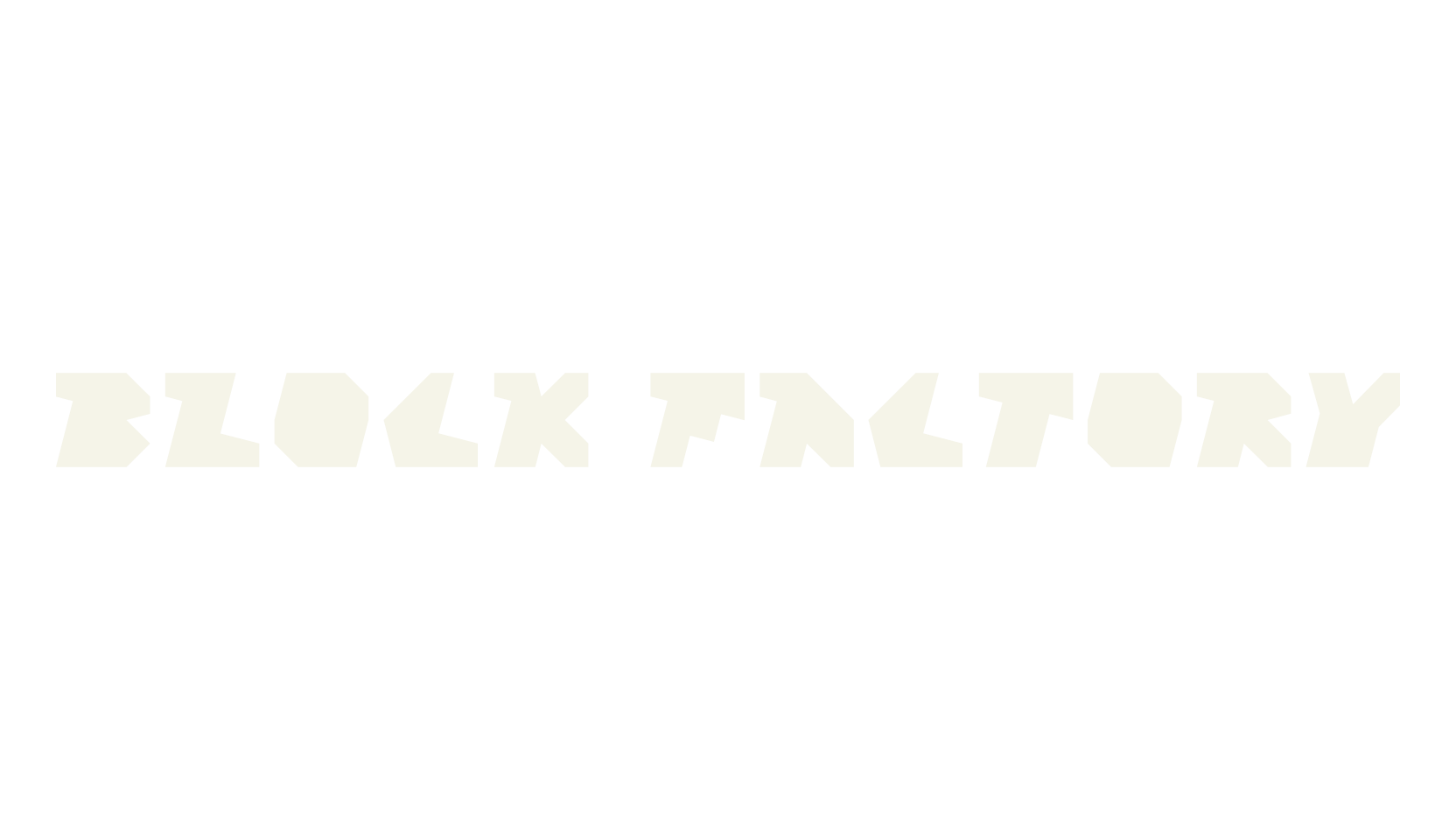 Block Factory, block font preview