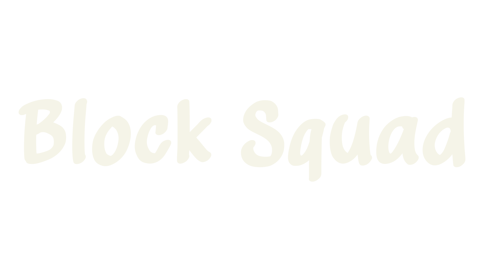 Block Squad, comic sans font preview