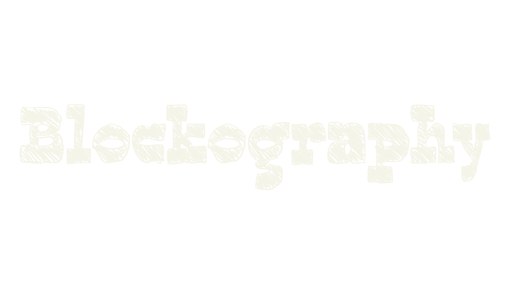 Blockography, serif font preview