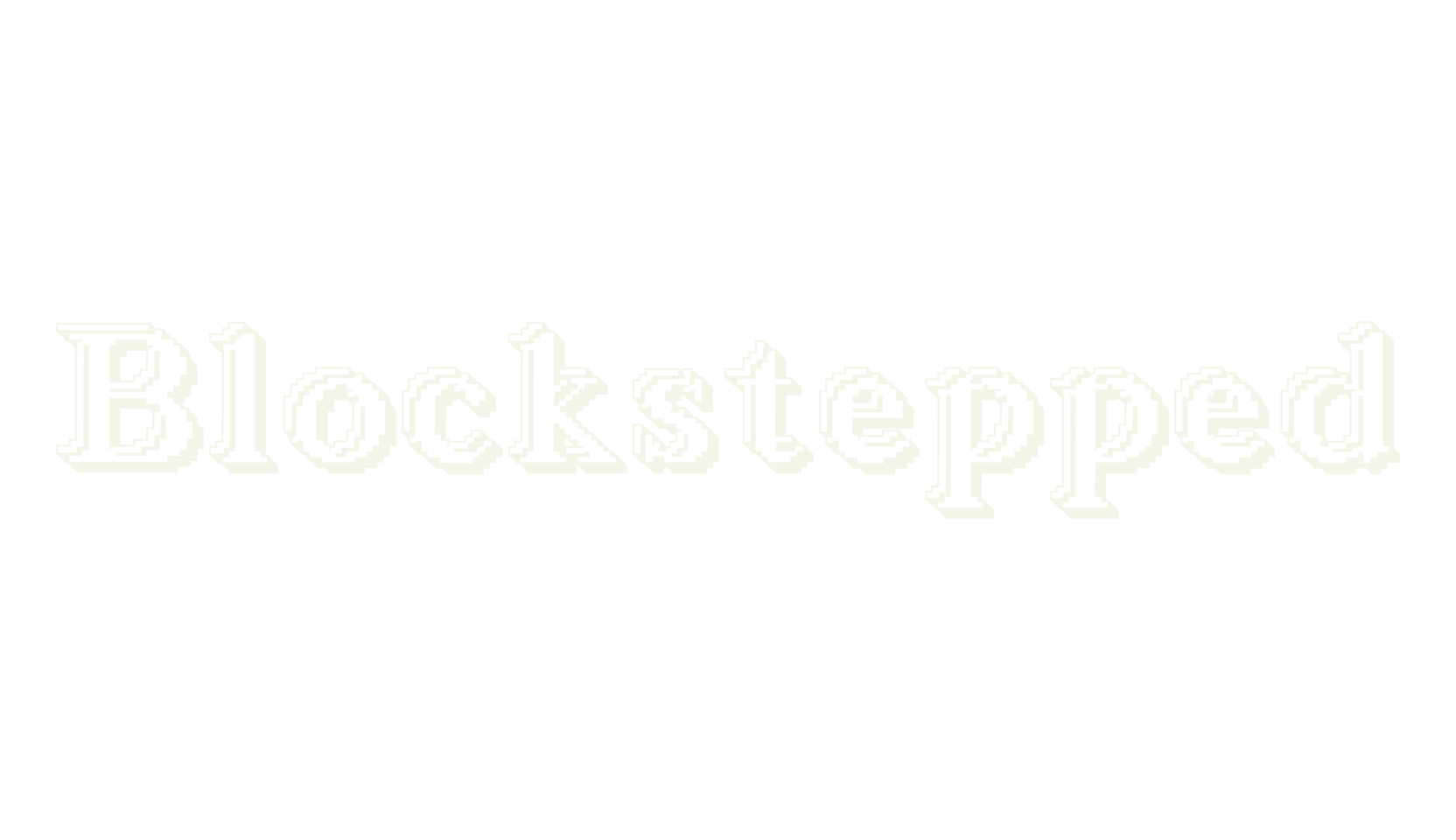 Blockstepped, display market font preview