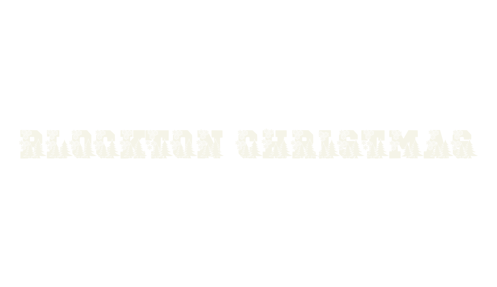Blockton Christmas, christmas font preview