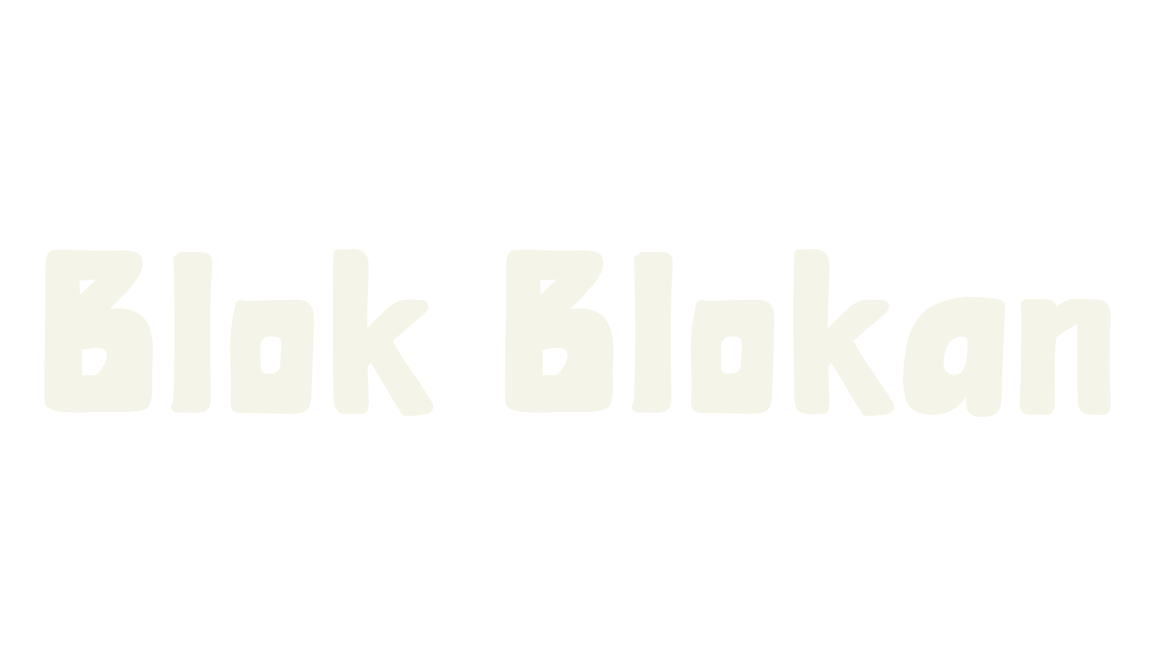 Blok Blokan, music font preview