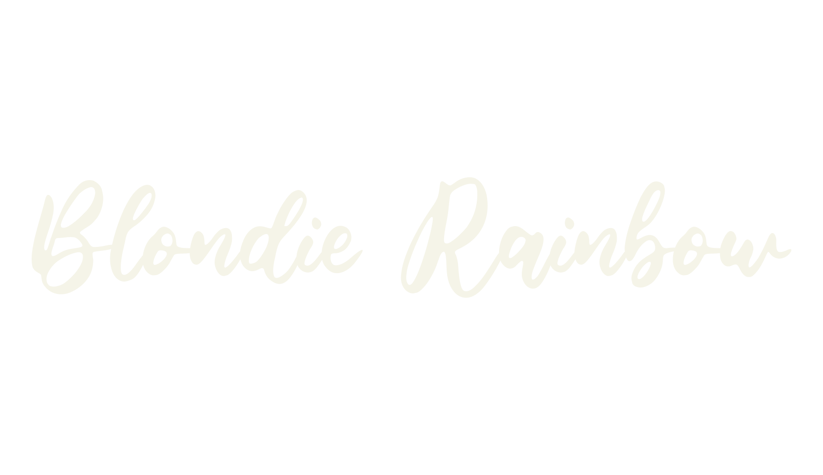 Blondie Rainbow, fashion script font preview