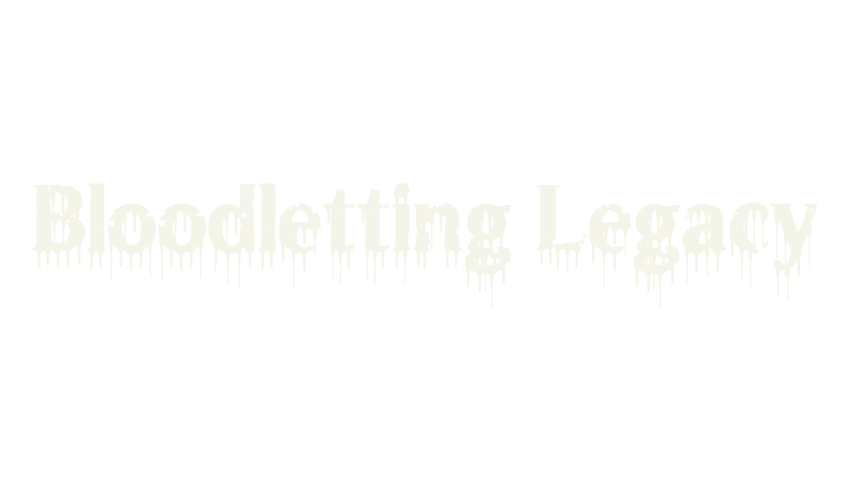 Bloodletting Legacy, fantasy font preview