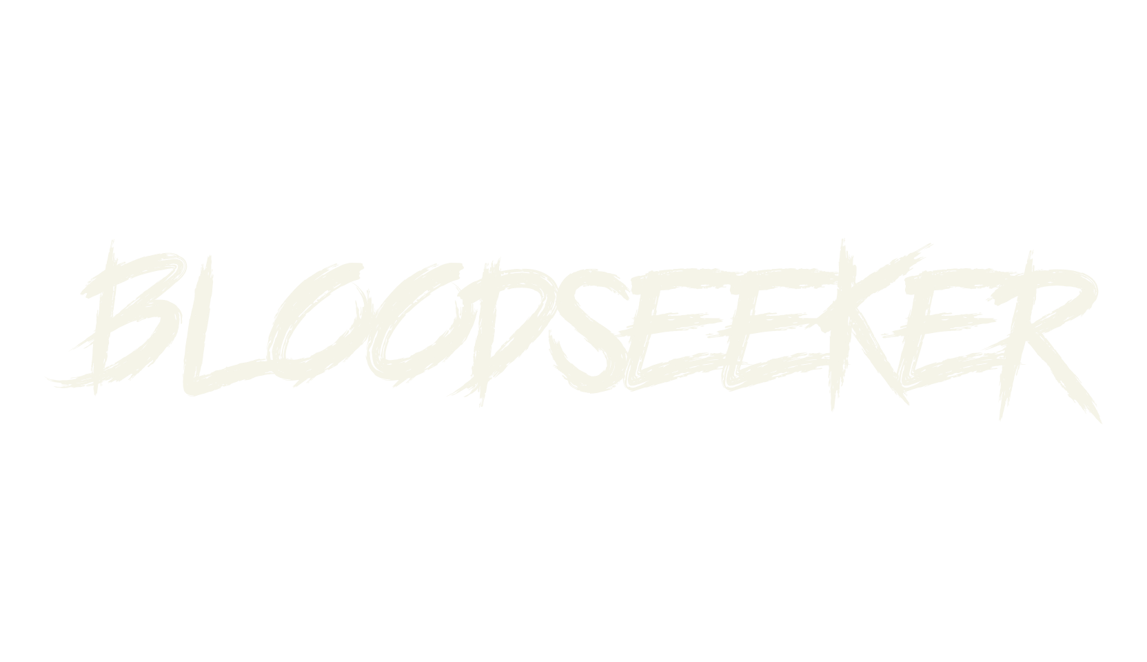 BLOODSEEKER, horror font preview
