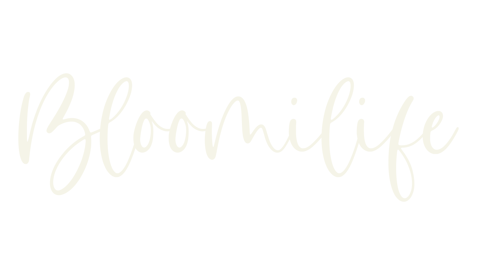 Bloomilife, lettering font preview