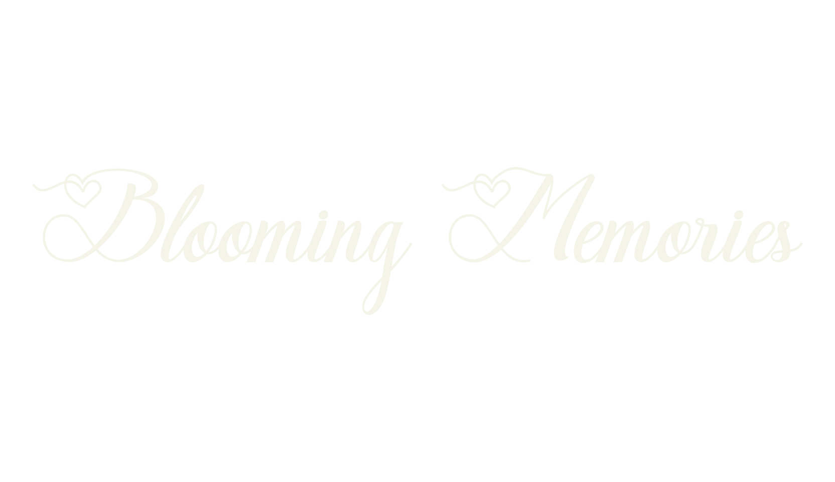 Blooming Memories, display market font preview