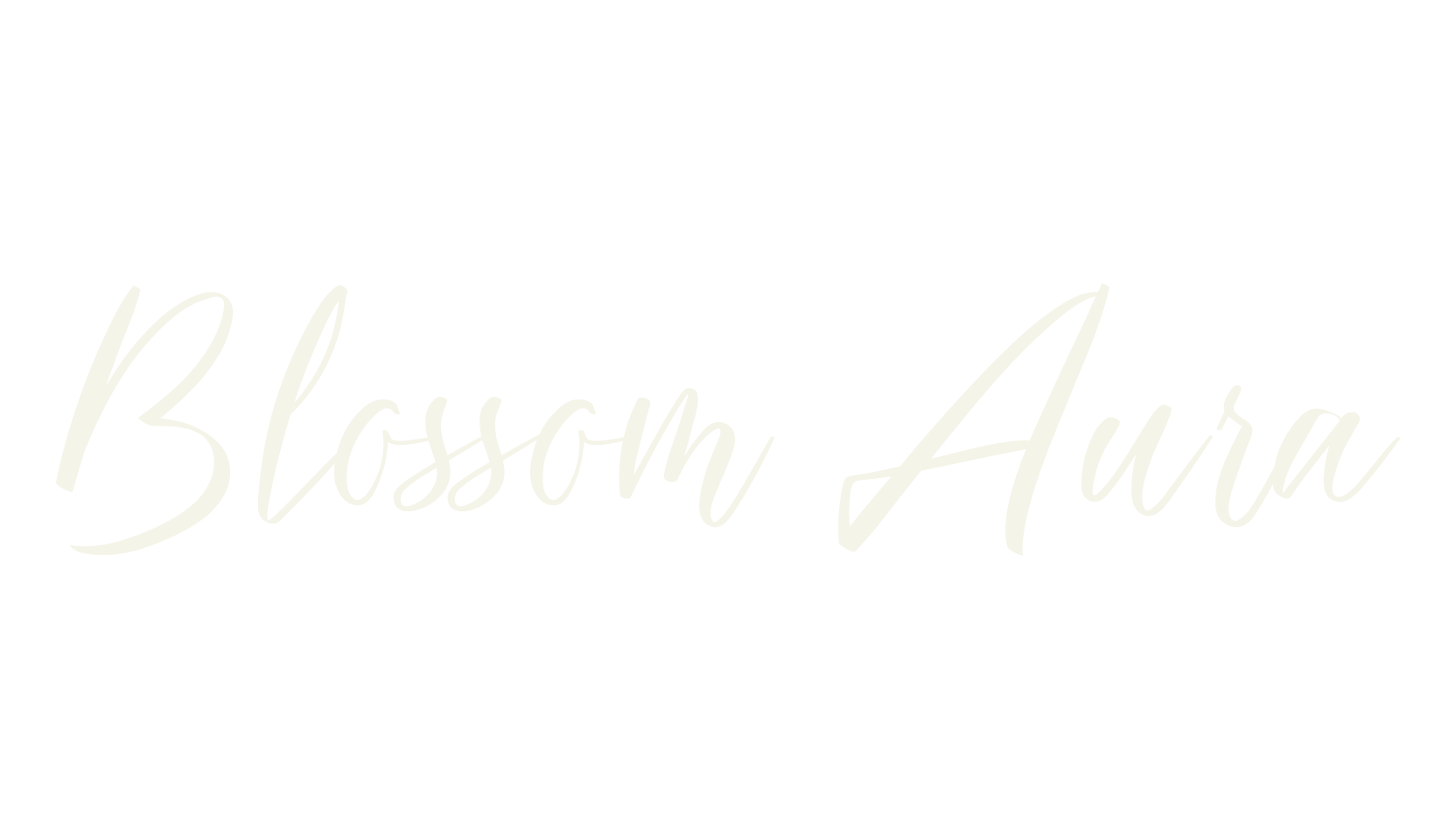 Blossom Aura, flower font preview