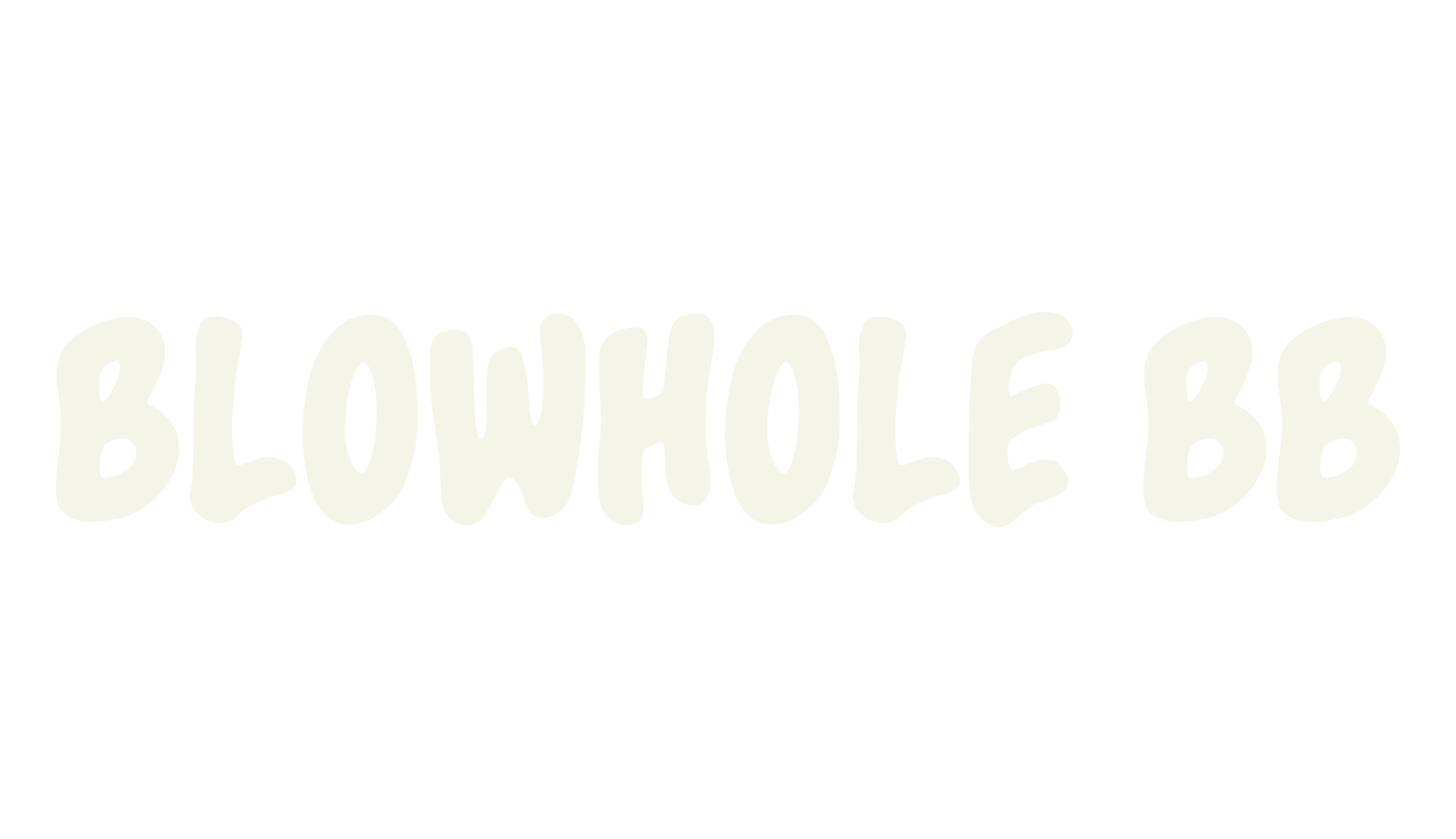 Blowhole BB, display market font preview