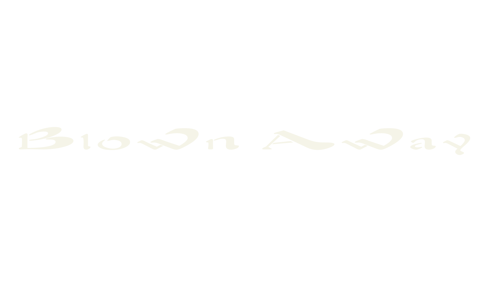 Blown Away, display market font preview
