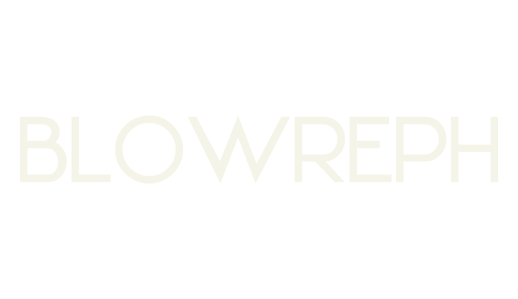 BLOWREPH, sans serif font preview