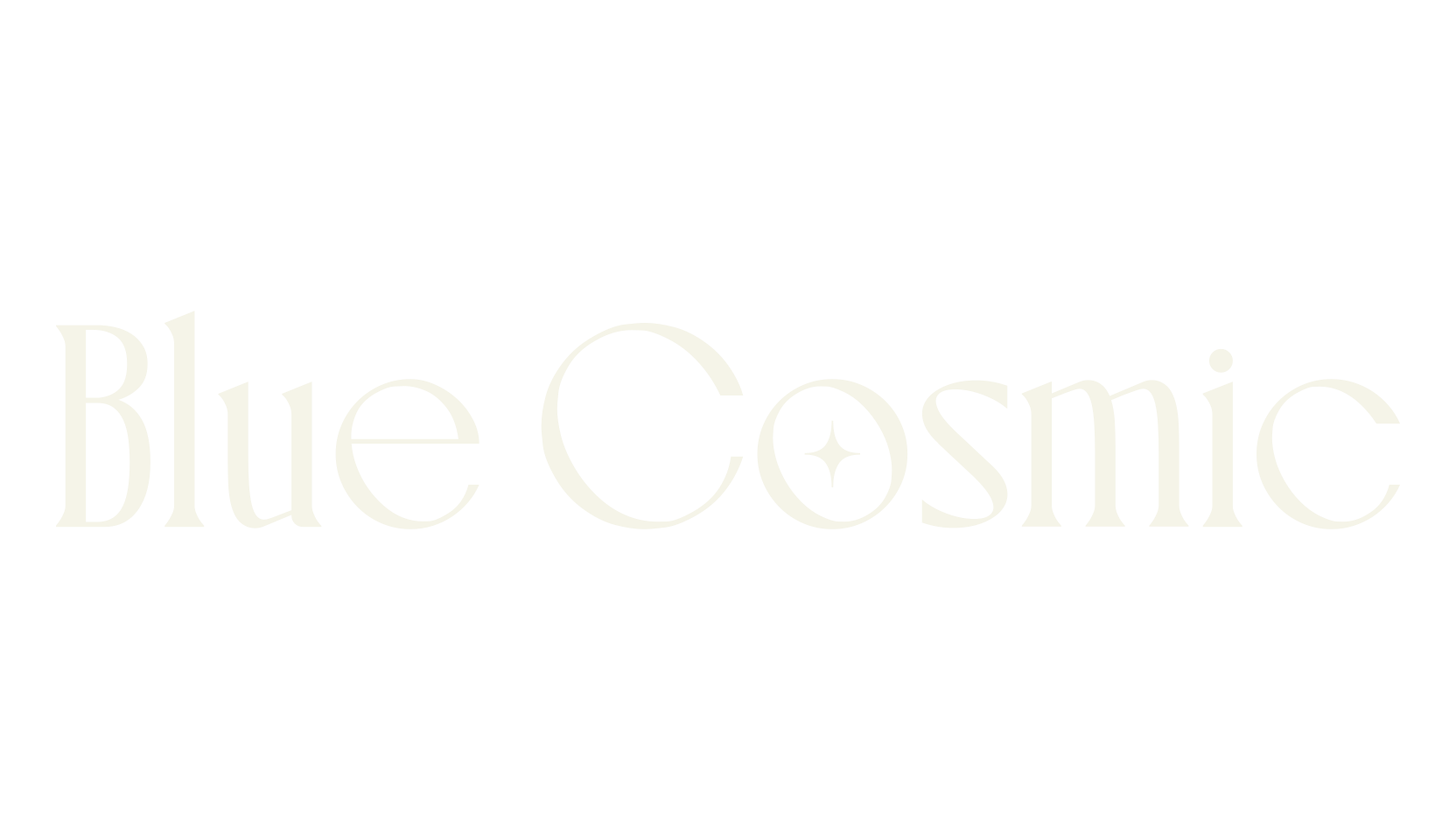 Blue Cosmic, stylish font preview