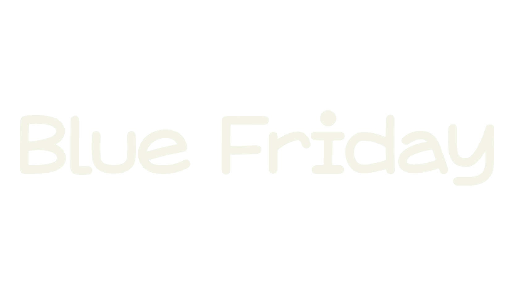 Blue Friday, cursive font preview