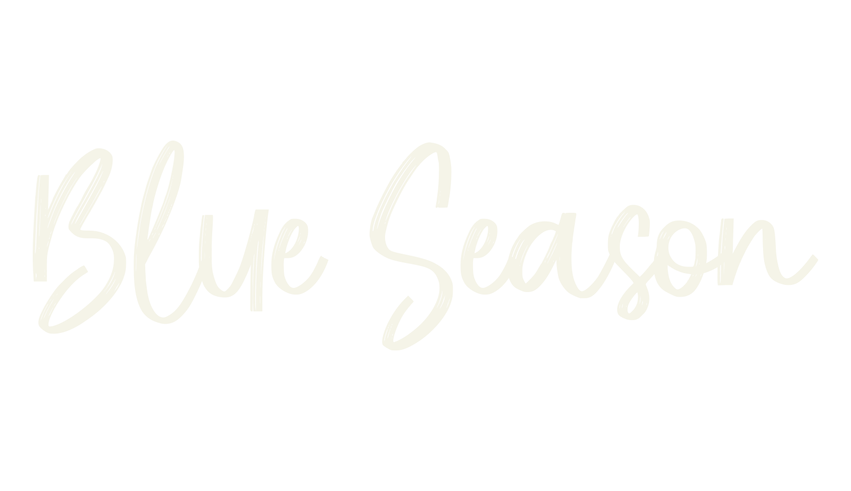 Blue Season, fancy font preview