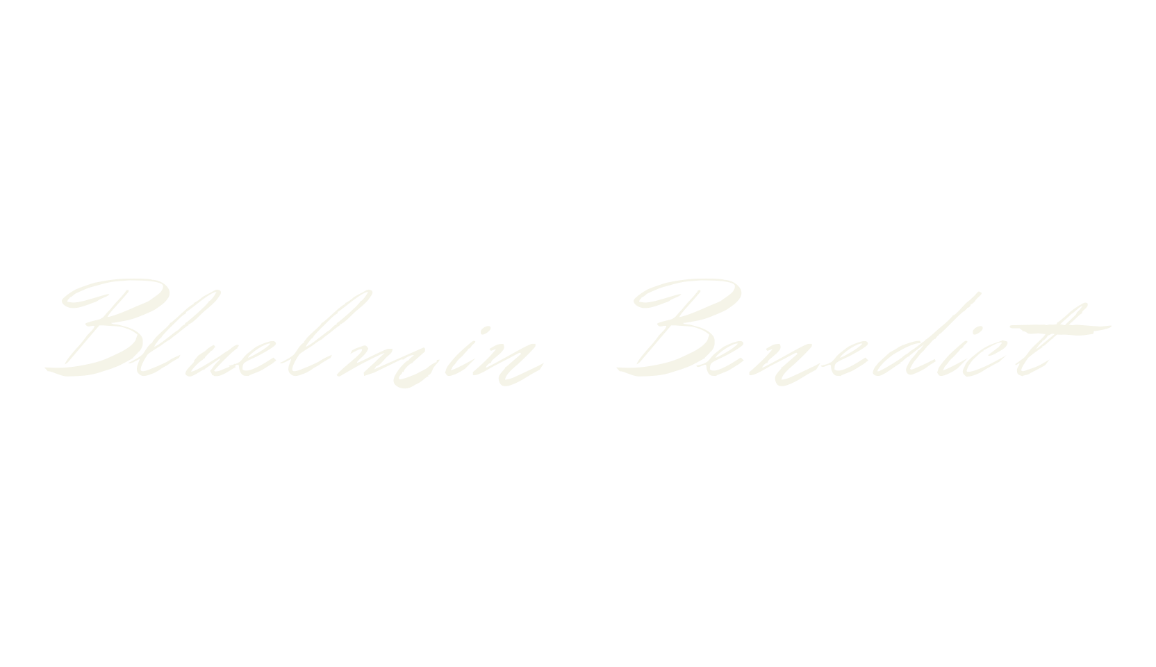 Bluelmin Benedict, fashion script font preview