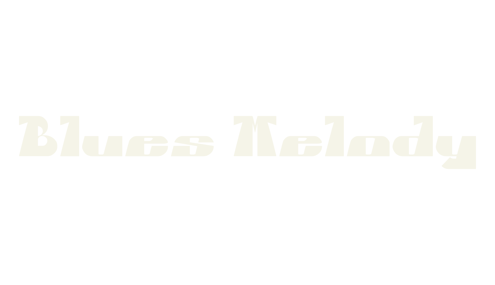 Blues Melody, display market font preview