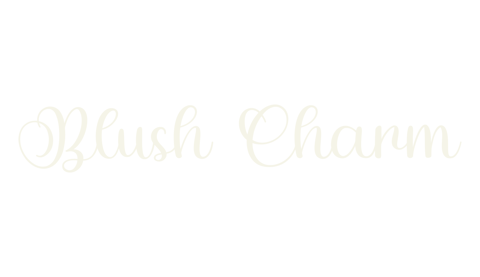 Blush Charm, birthday font preview
