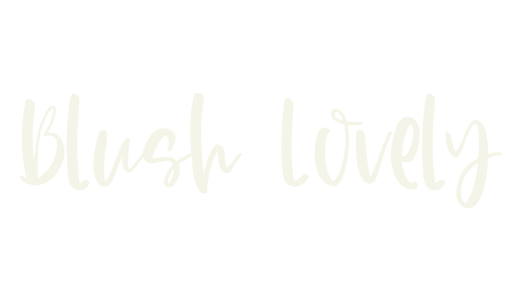 Blush Lovely, lettering font preview