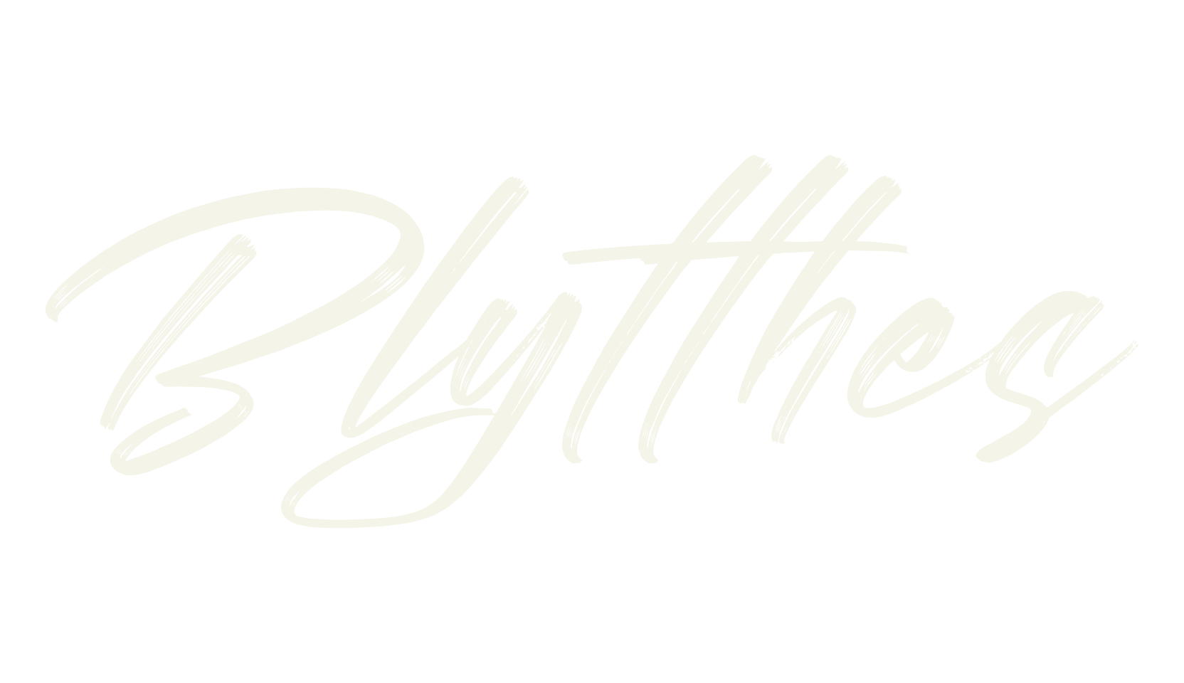 Blytthes, script font preview