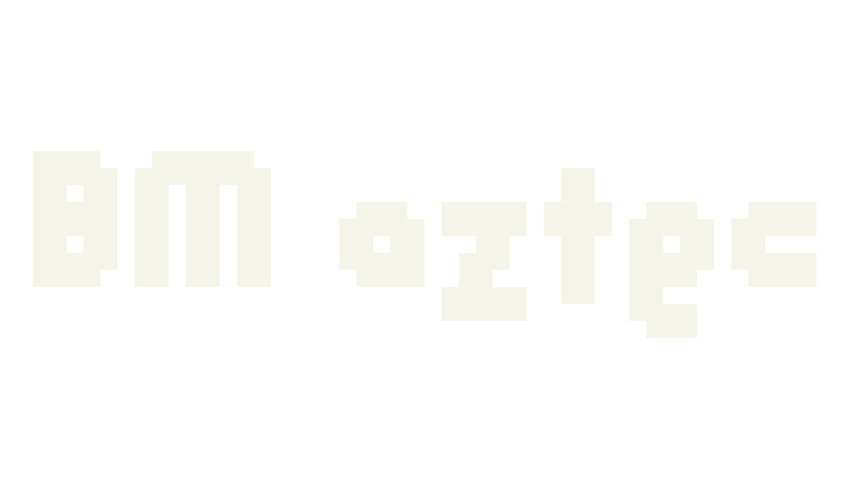 BM aztec, pixel font preview
