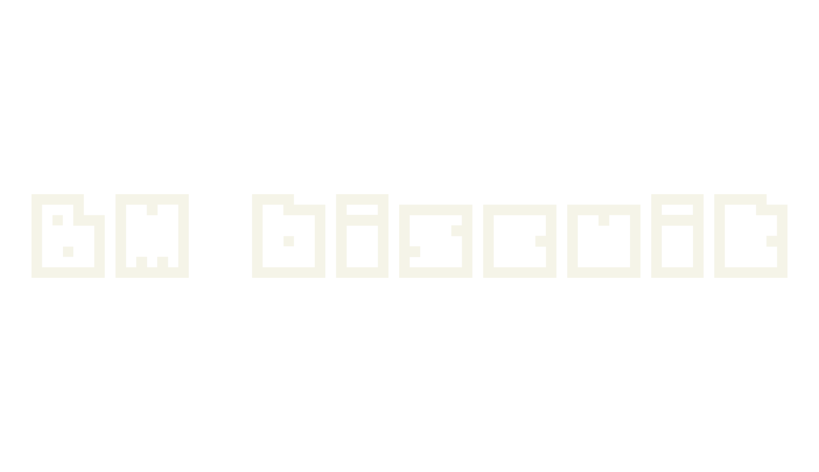 BM biscuit, pixel font preview