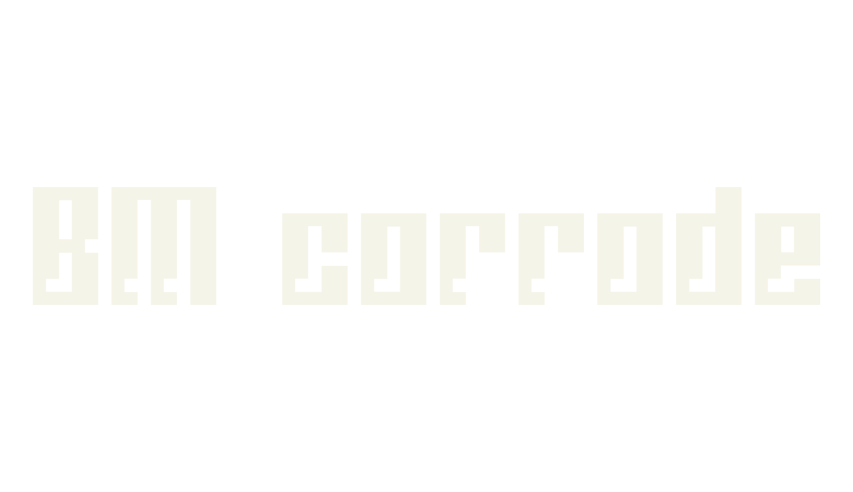 BM corrode, pixel font preview