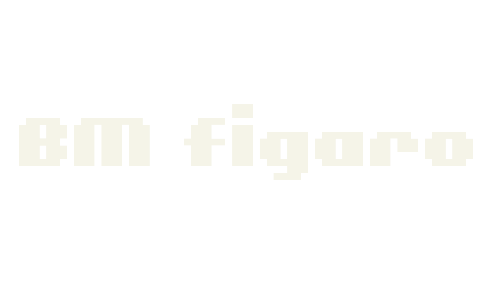 BM figaro, pixel font preview