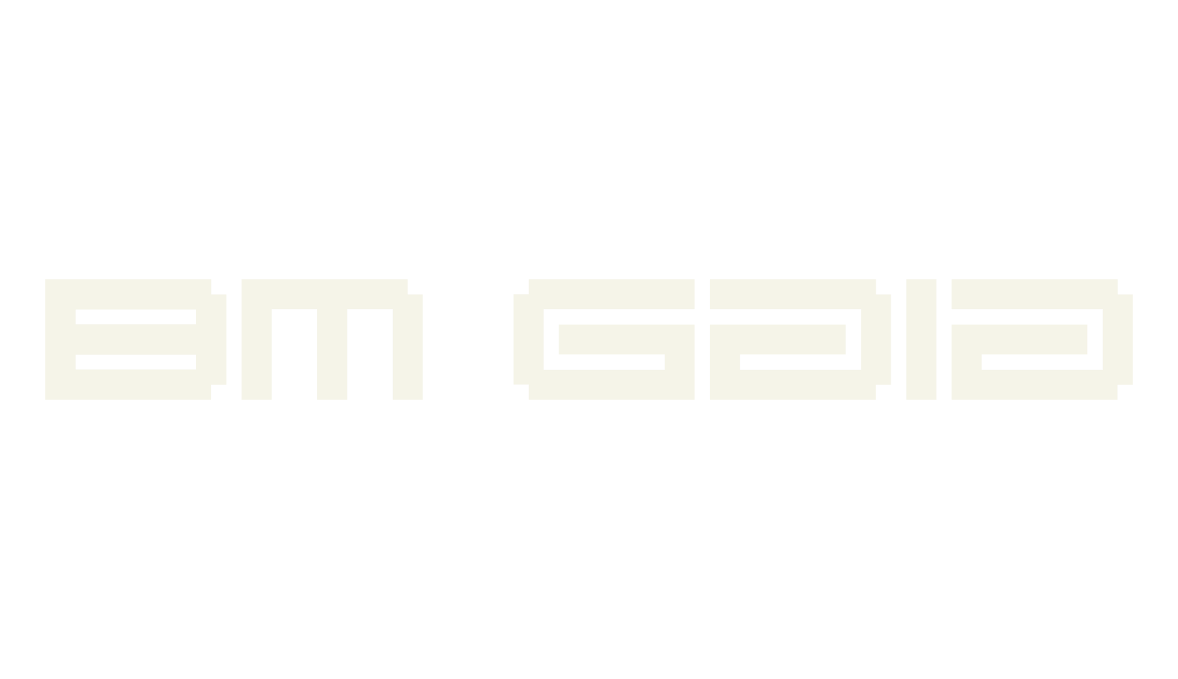 BM gaia, pixel font preview