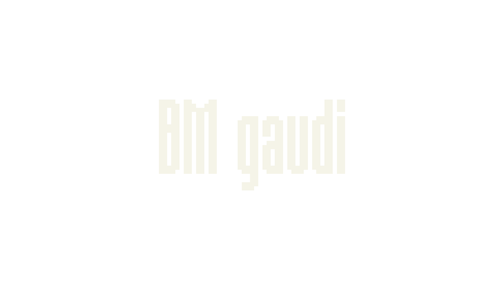 BM gaudi, pixel font preview