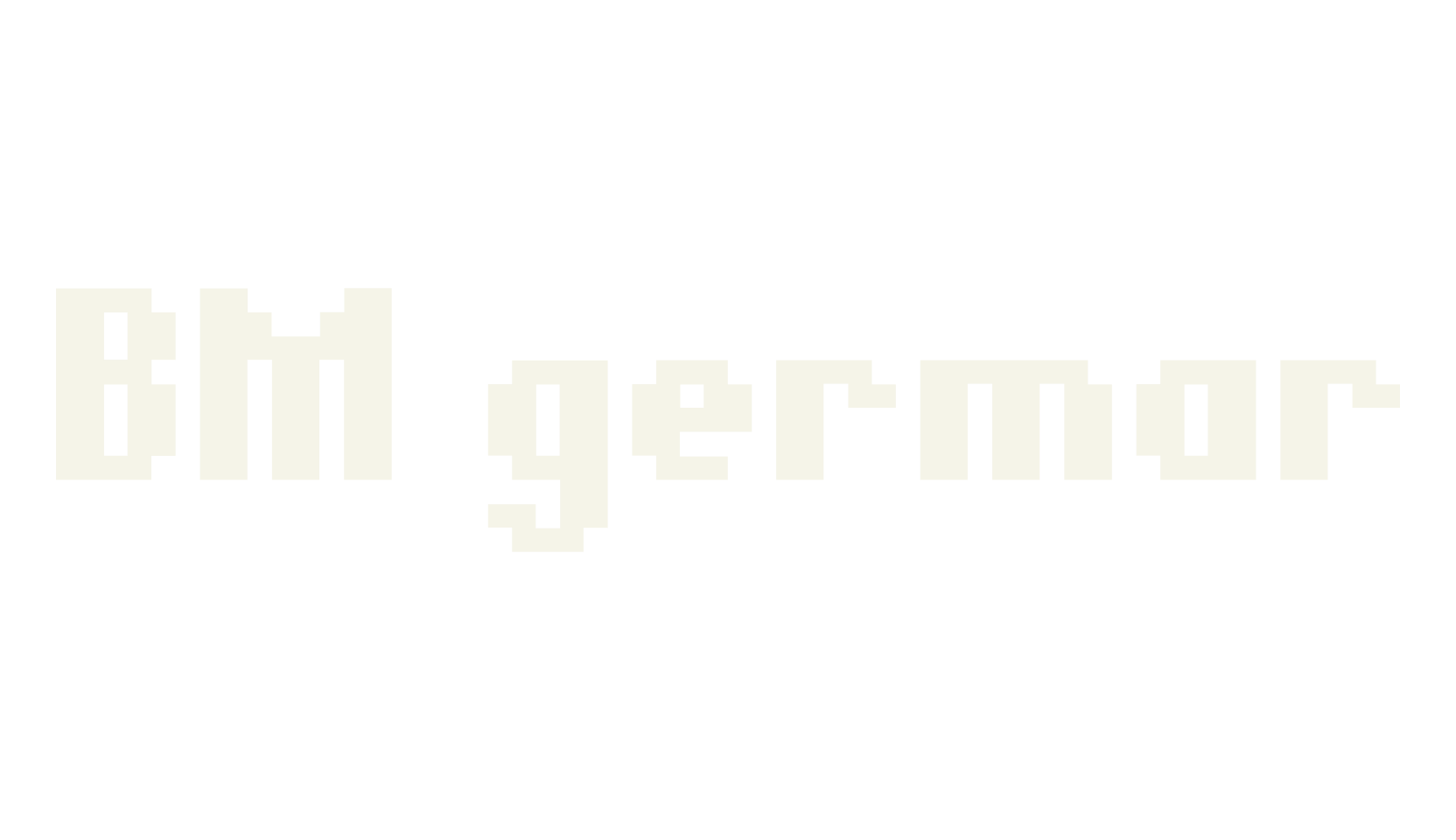 BM germar, pixel font preview
