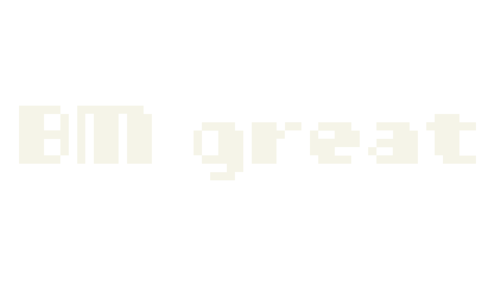 BM great, bold font preview