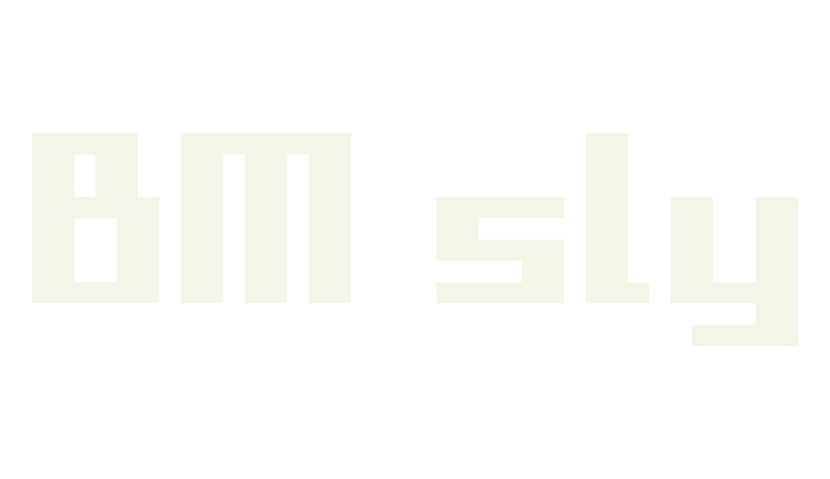 BM sly, pixel font preview