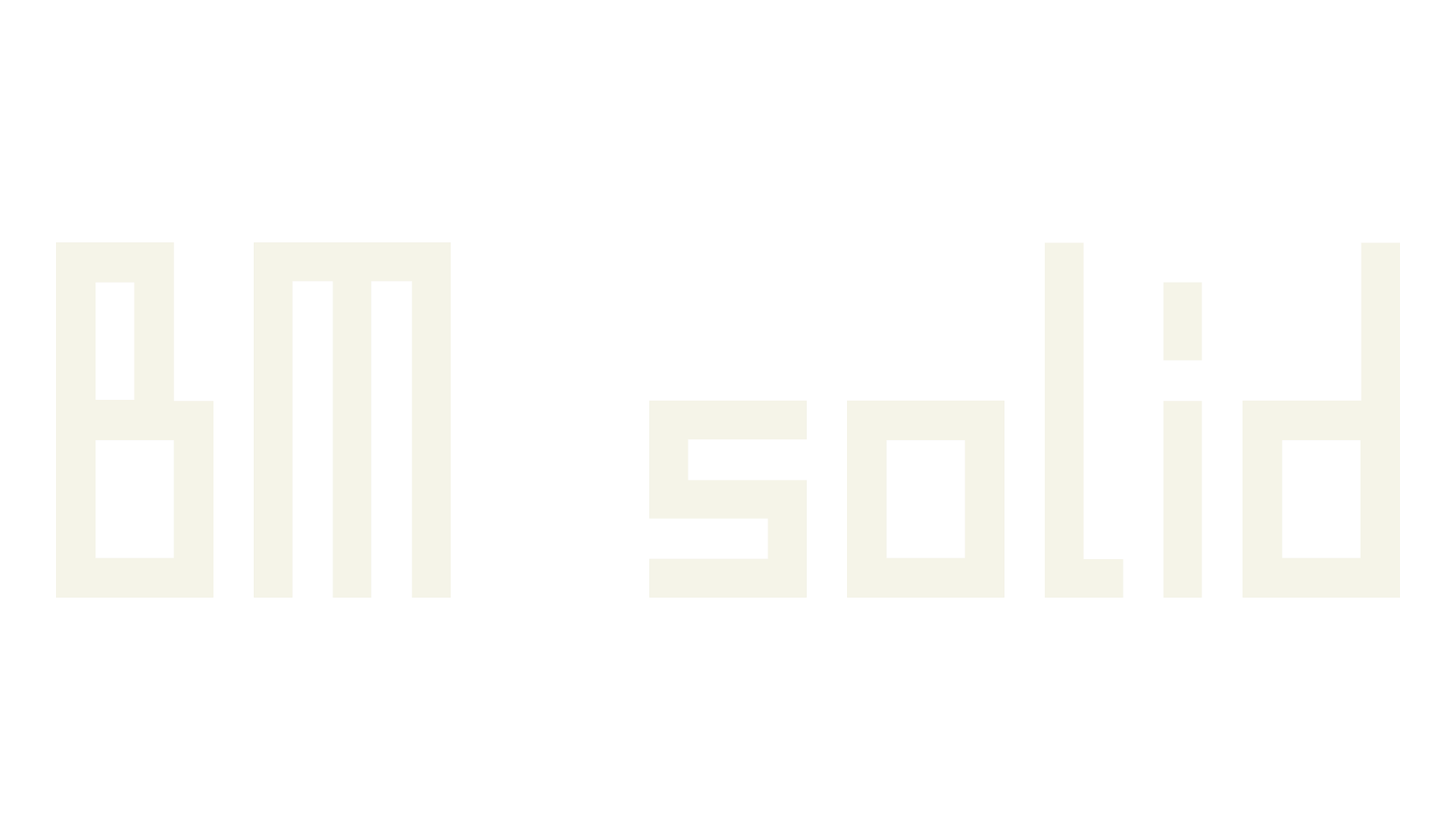 BM solid, pixel font preview