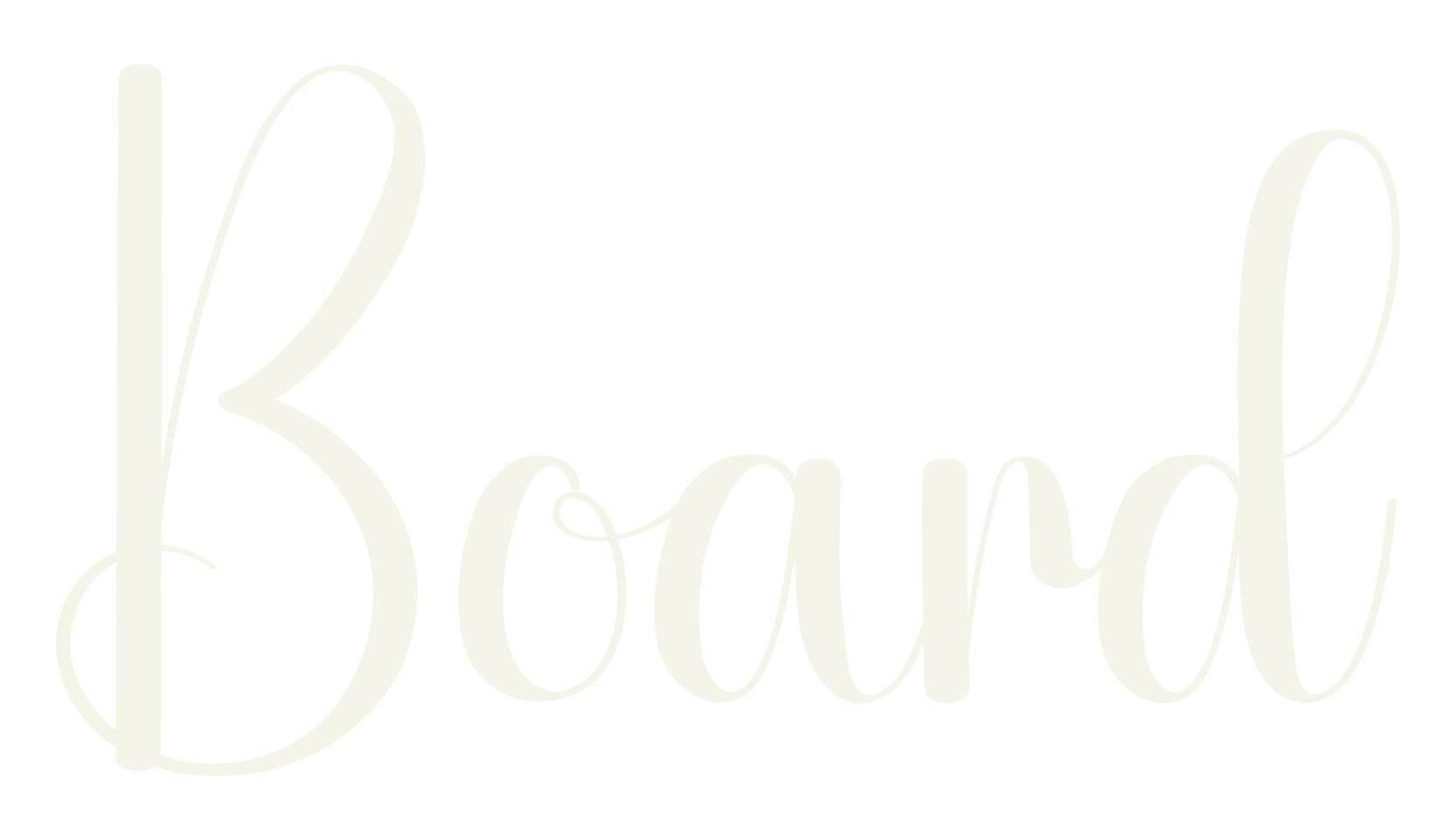 Board, calligraphy font preview