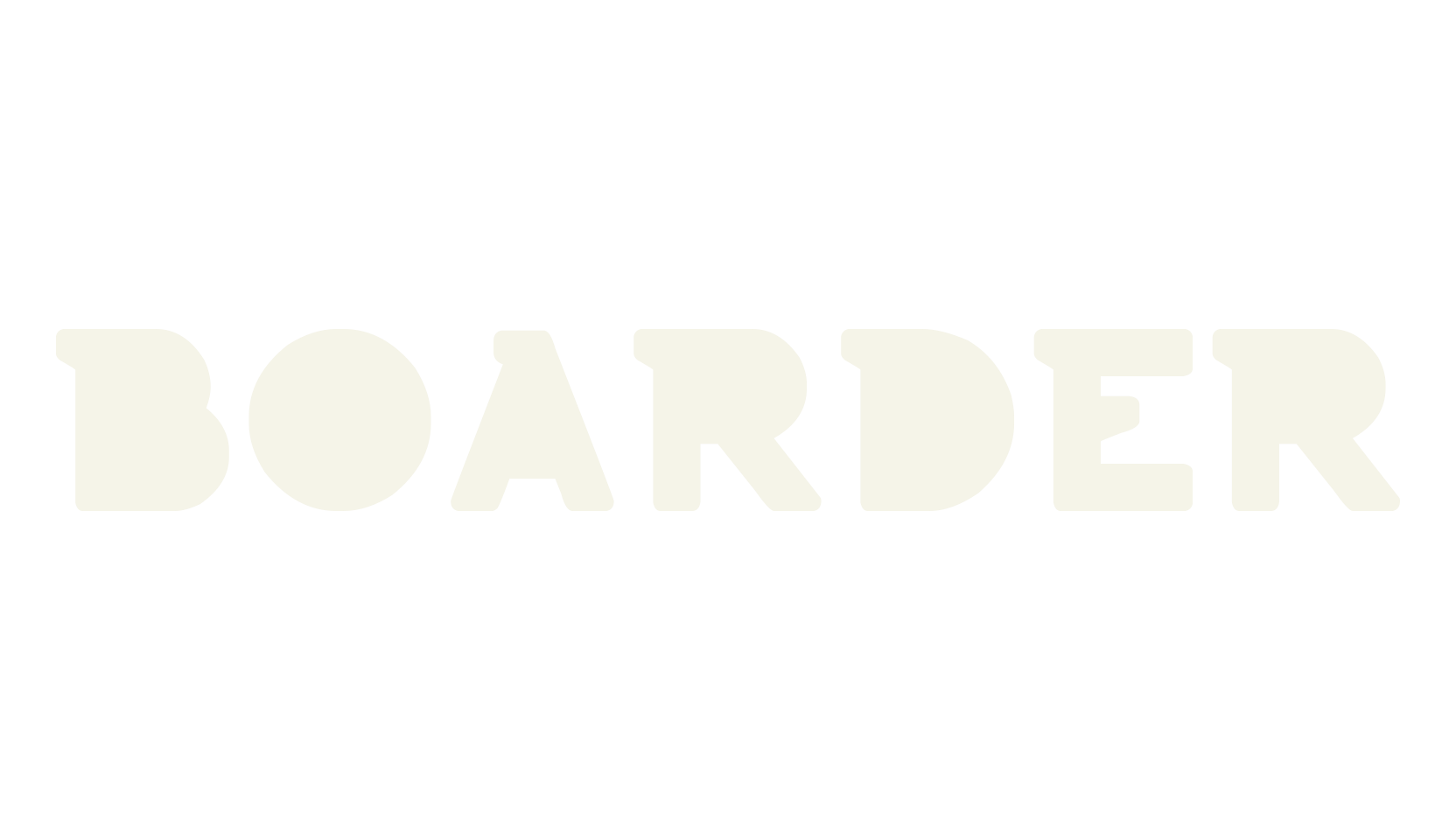 BOARDER, display market font preview