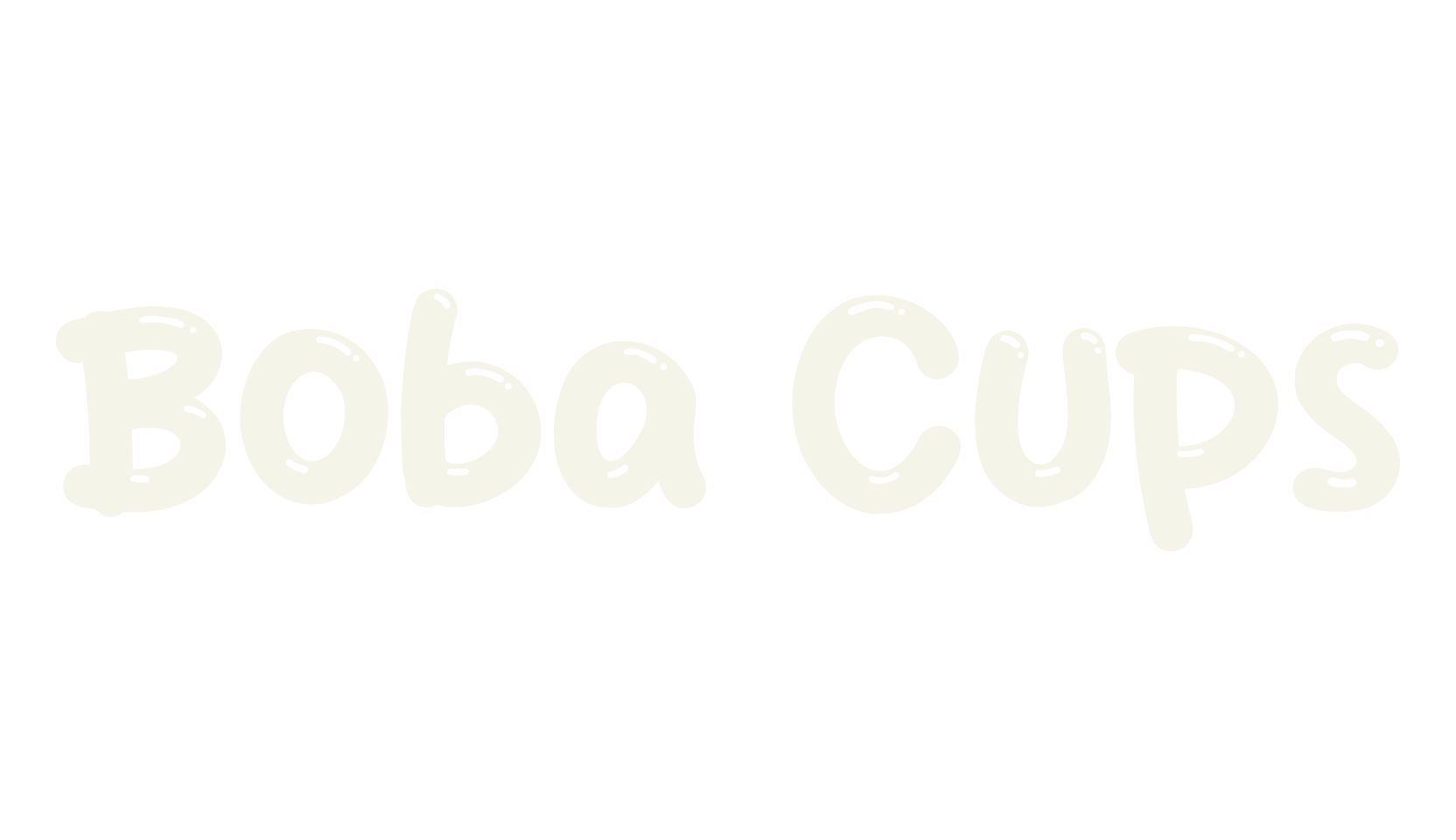 Boba Cups, display market font preview