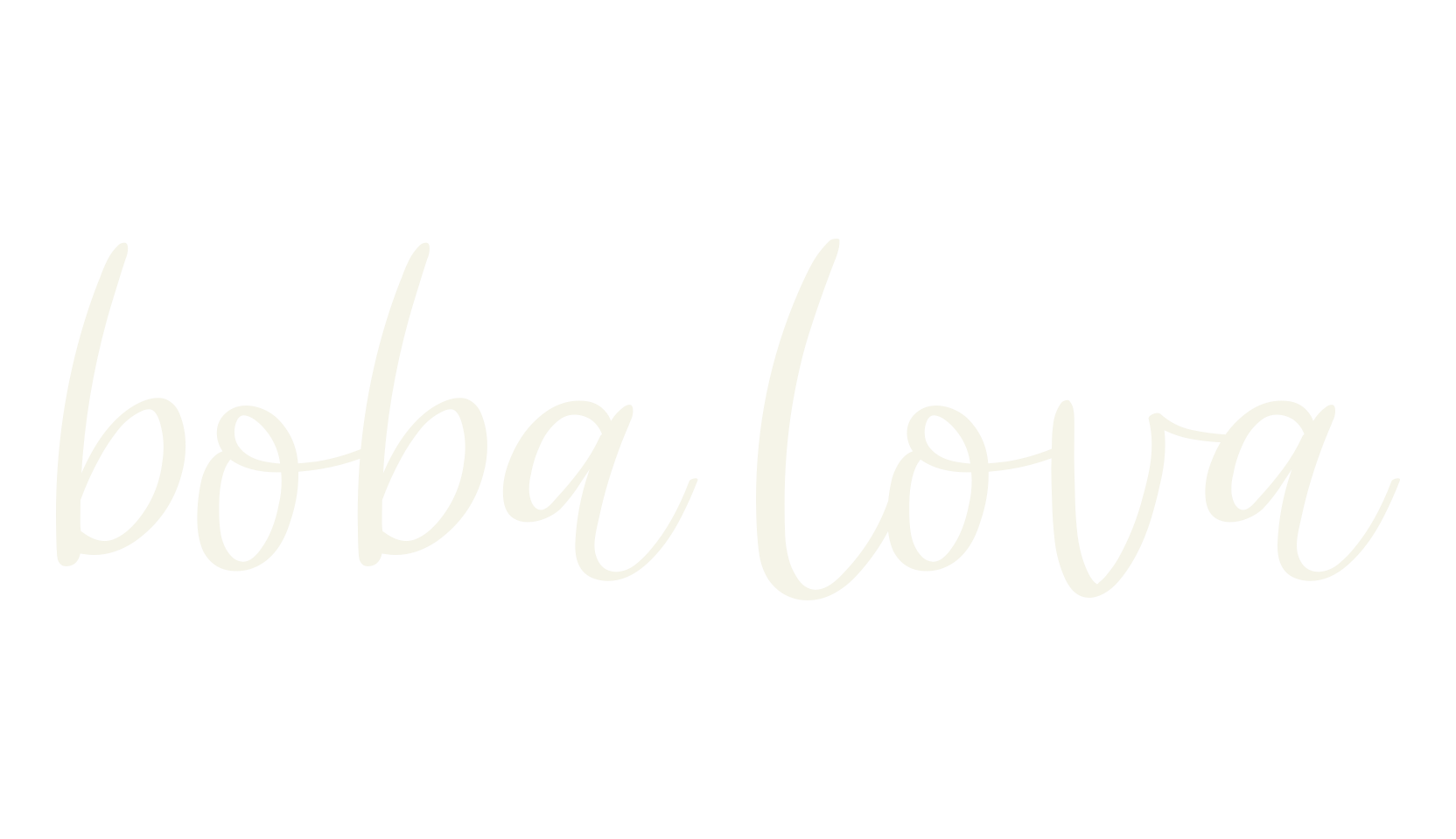 boba lova, handwriting font preview
