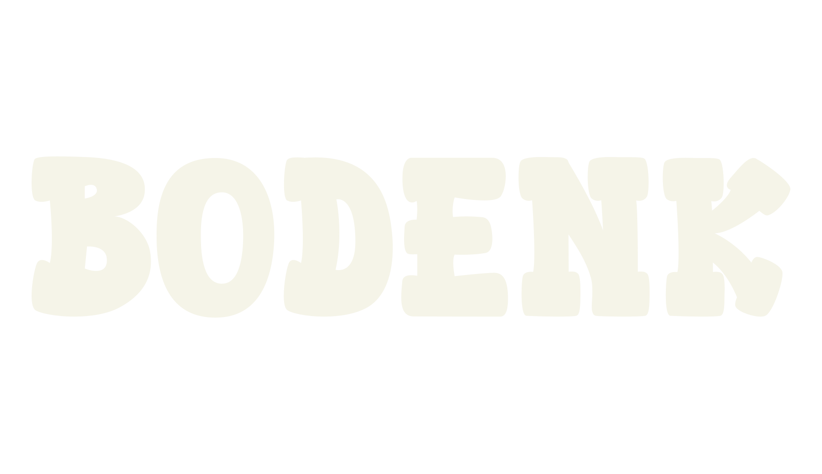 Bodenk, cartoon font preview