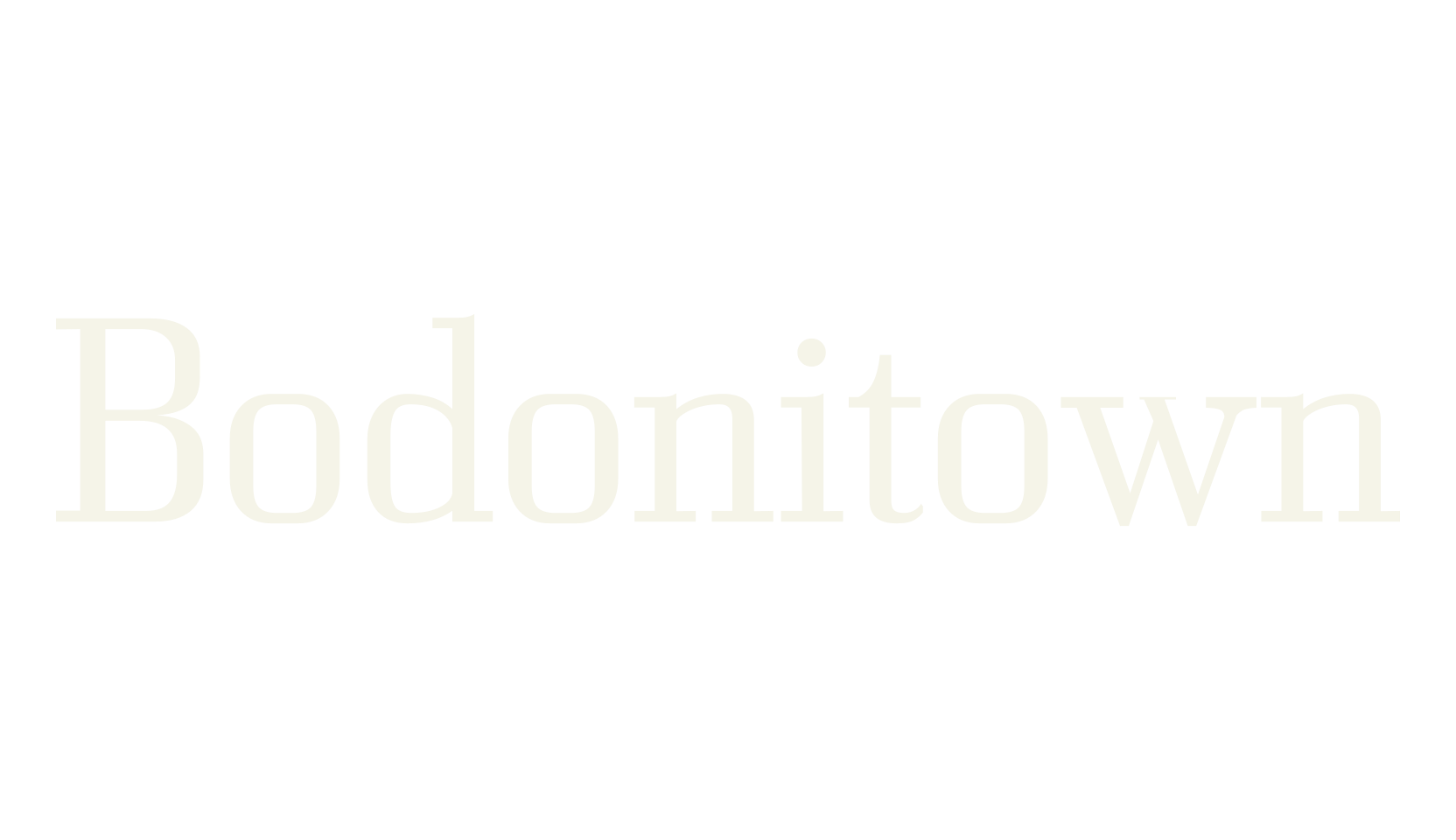 Bodonitown, serif font preview