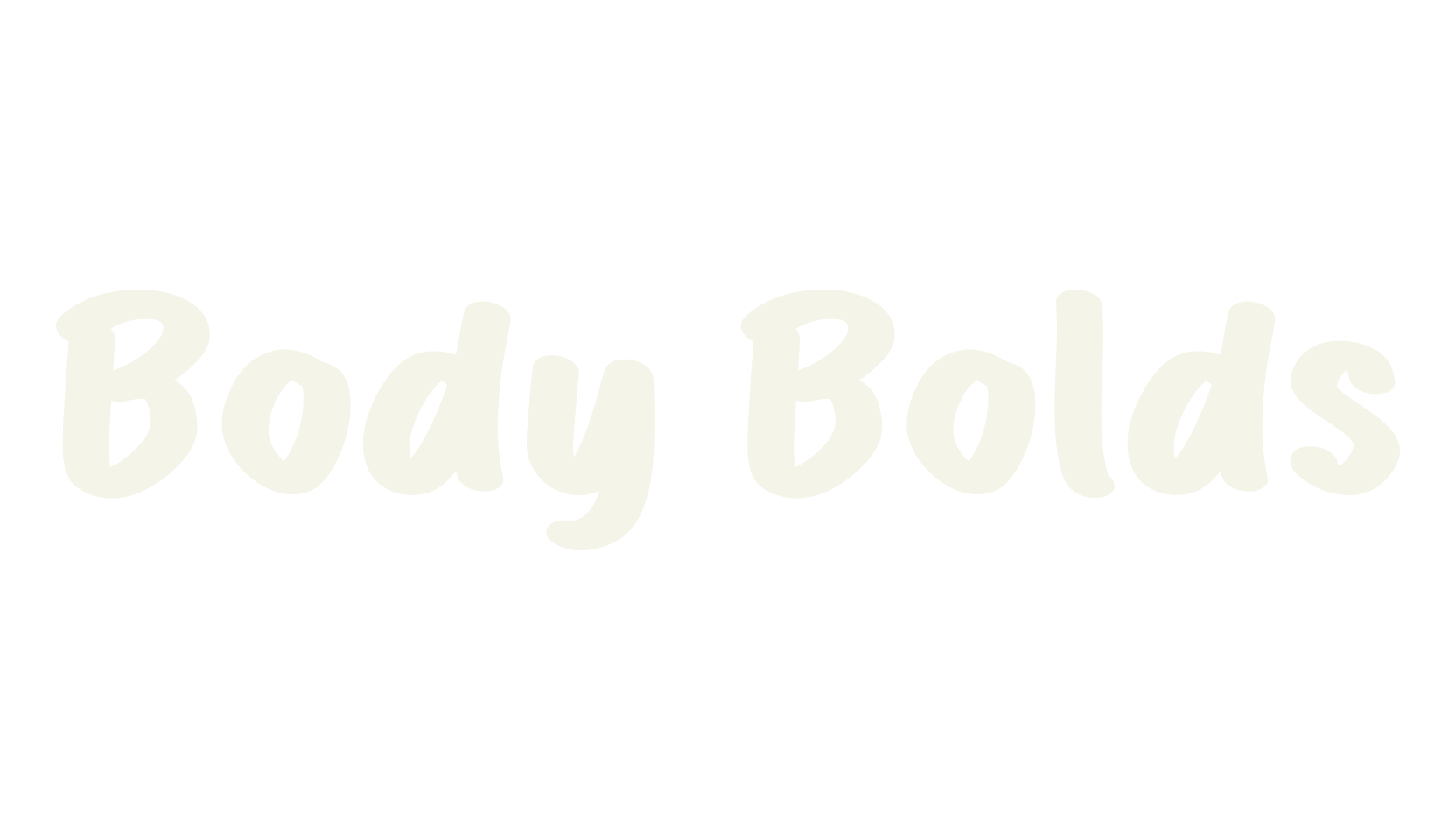 Body Bolds, handwriting font preview